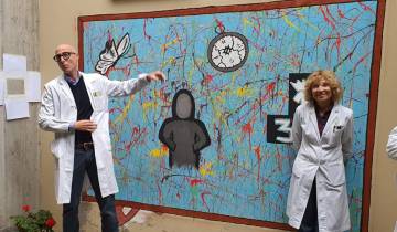 Arte e cura all'Ospedale di Pavullo (MO), con il contributo di giovani realizzatori di murales a sostegno ai pazienti 
