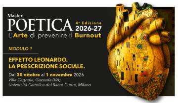 MASTER “POETICA” – L’ARTE DI PREVENIRE IL BURNOUT: 4ª EDIZIONE DA OTTOBRE 2026