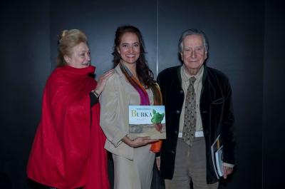 Presentazione del libro Burka all'Acquario di Roma con Paolo e Giovanna Portoghesi.