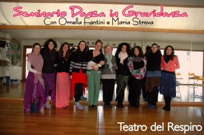 Danza del Ventre in Gravidanza, gruppo di Studio con Maria Strova e l'ostetrica Ornella Fantini