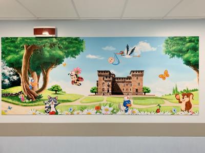 TIN MANTOVA in collaborazione con l'artista Silvio Irilli - progetto Ospedali Dipinti