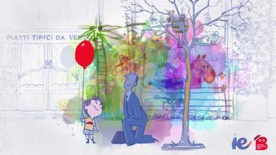 Foto di Mr EMpathy, dal video realizzato da Studio Bruno Bozzetto