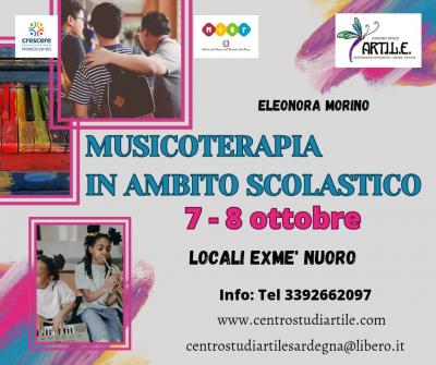 Musicoterapia e artiterapie in ambito scolastico