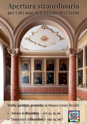 apertura straordinaria Museo Louis Braille