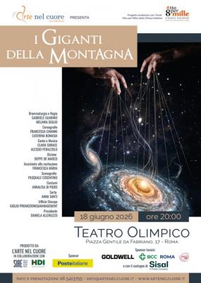 I GIGANTI DELLA MONTAGNA | SPETTACOLO SEZIONE ACCADEMIA A.A. 2025/2026