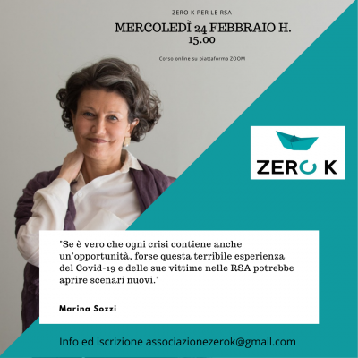 ZERO K PER LE RSA. MARINA SOZZI